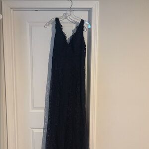 Black Lace Maxi Dress